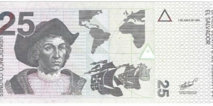 25 Colones Banknote