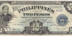2 Pesos(Victory series 1944) Banknote