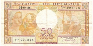 50 Francs/Frank(1956) Banknote