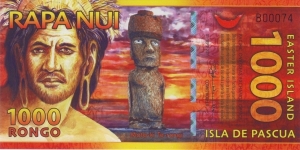  1000 Rongo Easter Island Banknote