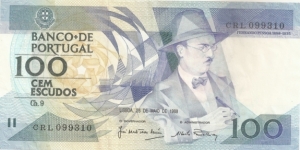 100 Portuguese Escudo Banknote