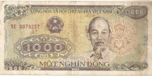 1000 Vietnamese Dong Banknote