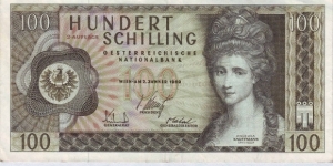  100 Schillings Banknote