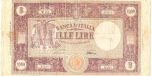 1000 Lire(1946) Banknote