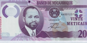  20 Meticais Banknote