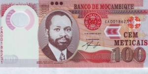  100 Meticais Banknote