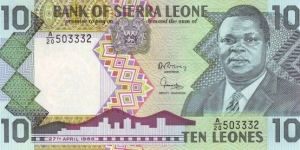  10 Leones Banknote