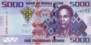  5000 Leones Banknote