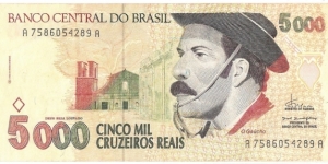 5000 Cruzeiros Reais Banknote