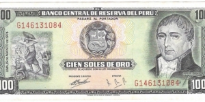 100 Soles(1974) Banknote
