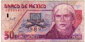 50 Pesos__pk# 107 d__23.04.1999 Banknote