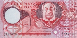  2 Paanga Banknote