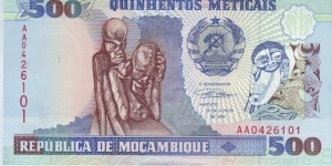  500 Meticais Banknote