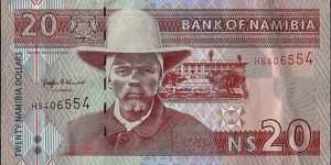 Namibia N.D. 20 Dollars. Banknote