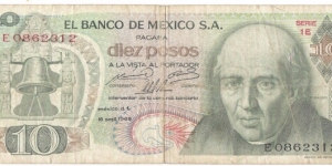 10 Pesos(1969) Banknote