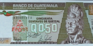 50 centavos de quetzal Banknote