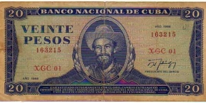 20 Pesos __ pk# 105 d Banknote