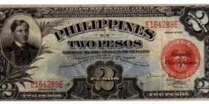 This is a U.S. Philippine Treasury Certificate, payable in Siver Pesos or legal tender currency of the U.S.
Scarce Issue Banknote