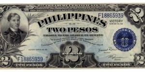 This is a U.S. Philippine Treasury Certificate, payable in Siver Pesos or legal tender currency of the U.S.
Scarce signature combo 













 Banknote