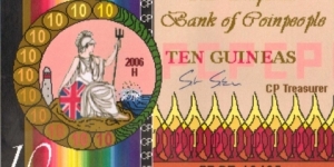 Bank of CoinPeople 10 Guineas Note - 2006 H Banknote
