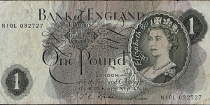 England N.D. 1 Pound. Banknote