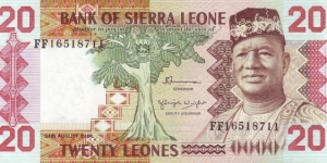  20 Leones Banknote