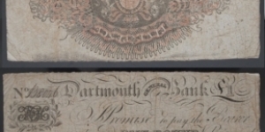 Dartmouth Bank. Provincial note. 1 Pound. Banknote