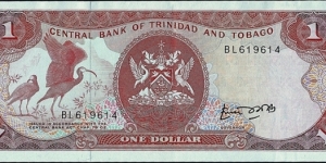 Trinidad & Tobago N.D. 1 Dollar.

 Banknote
