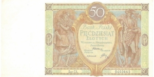 50 Zloty(1929) Banknote