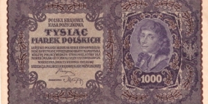 1000 Marek(1919) Banknote