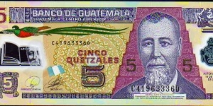 5 Quetzales__pk# New__19.05.2010__Polymer Banknote