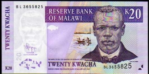 20 Kwacha__pk# 52 e__31.10.2009 Banknote