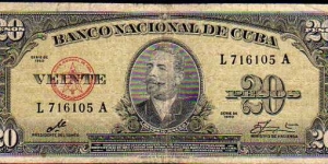 20 Pesos__80 c Banknote