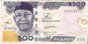 500 Naira Banknote