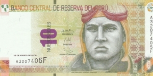 Peru P182 (10 nuevos soles 13/8-2009) Banknote