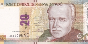 Peru P183 (20 nuevos soles 13/8-2009) Banknote