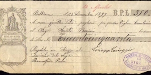*Kingdom*__
Lire 350__
pk# NL__
Debt Securities (Promissory Note-B.P.L)__
24.12.1899__
Arezzo__
stamp 