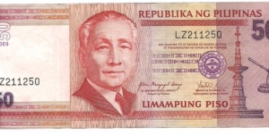 Philippine 50 peso bill Banknote
