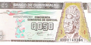 0.50 Quetzal Banknote