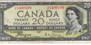 20 Dollars devil face Banknote