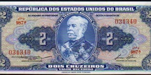2 Cruzeiros__
pk# 151 b__
Valor Recebido Banknote
