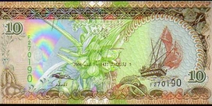 10 Rufiyaa__
pk# 19 b Banknote