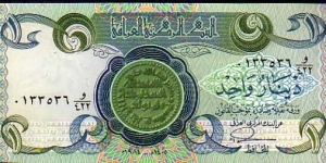 1 Dinar__
pk# 69 a Banknote