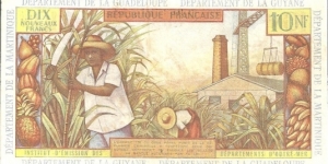 Banknote from French Guiana