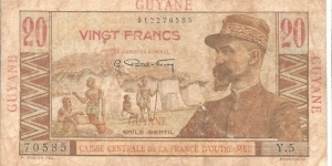 P22 - 20 Francs Banknote