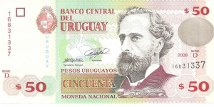P87a - 50 Pesos Uruguayos
Series - D Banknote