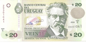 P86a - 20 Pesos Uruguayos
Series - E Banknote