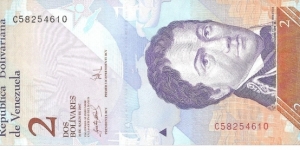 P88a - 2 Bolivares - 20.03.2007 Banknote