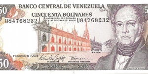 P65f - 50 Bolivares - 05.02.1998 Banknote