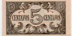 5 ctvs. in Bronze Banknote